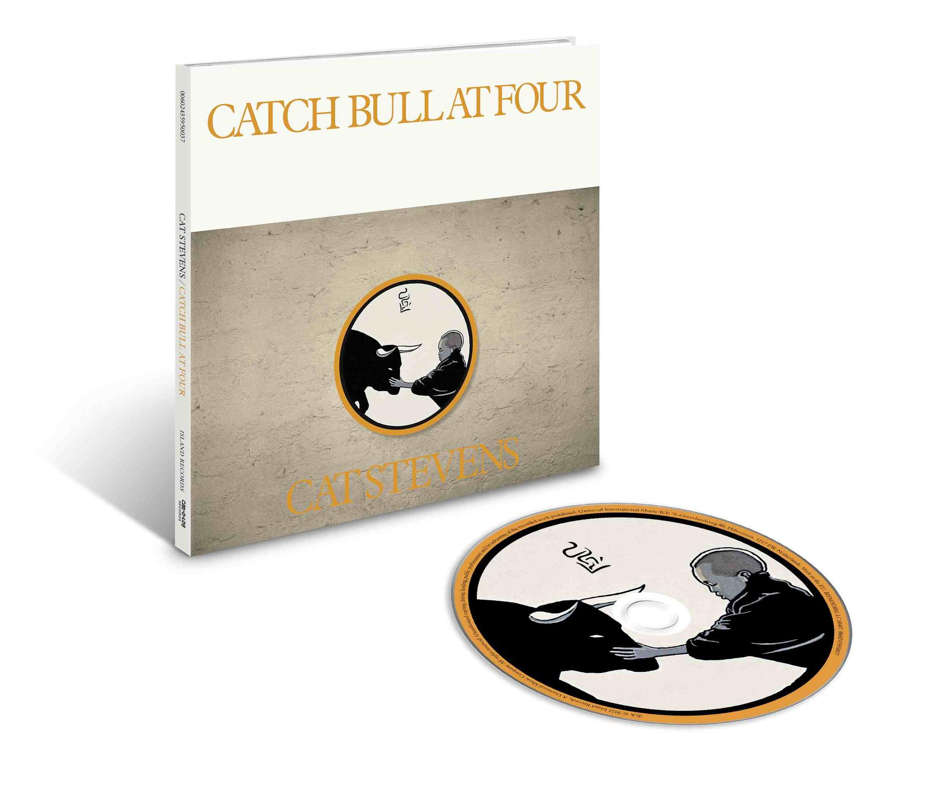 Albumcover und CD von Cat Stevens 'Catch Bull at Four'.