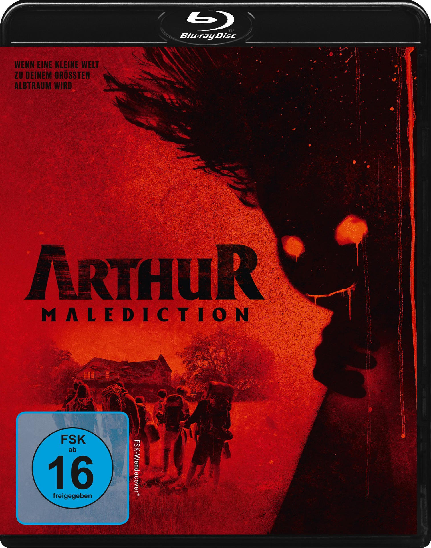 DVD-Cover: Gesichtssilhouette, roter Hintergrund, mit Text.