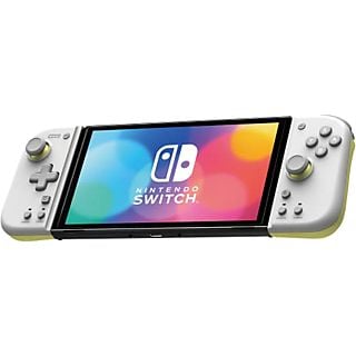 Mando Nintendo Switch - Hori, Split Pad Compact, Para Nintendo Switch, Joy-Con, Blanco y amarillo