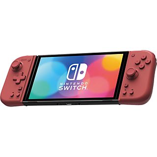 Mando Nintendo Switch - Hori Split Pad Compact, Para Nintendo Switch, Joy-Con, Rojo melocotón