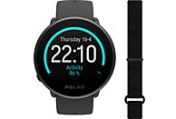 Reloj deportivo - Polar Ignite 2, 1.2", 165 mAh, 20h autonomía, IPS TFT, Bluetooth, GPS, Frecuencia cardíaca, Táctil, Negro + Correa extra