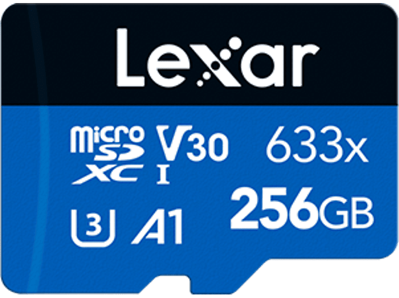 LEXAR High-Performance 256GB 100MB/s Okuma 45MB/s Yazma MicroSD Kart