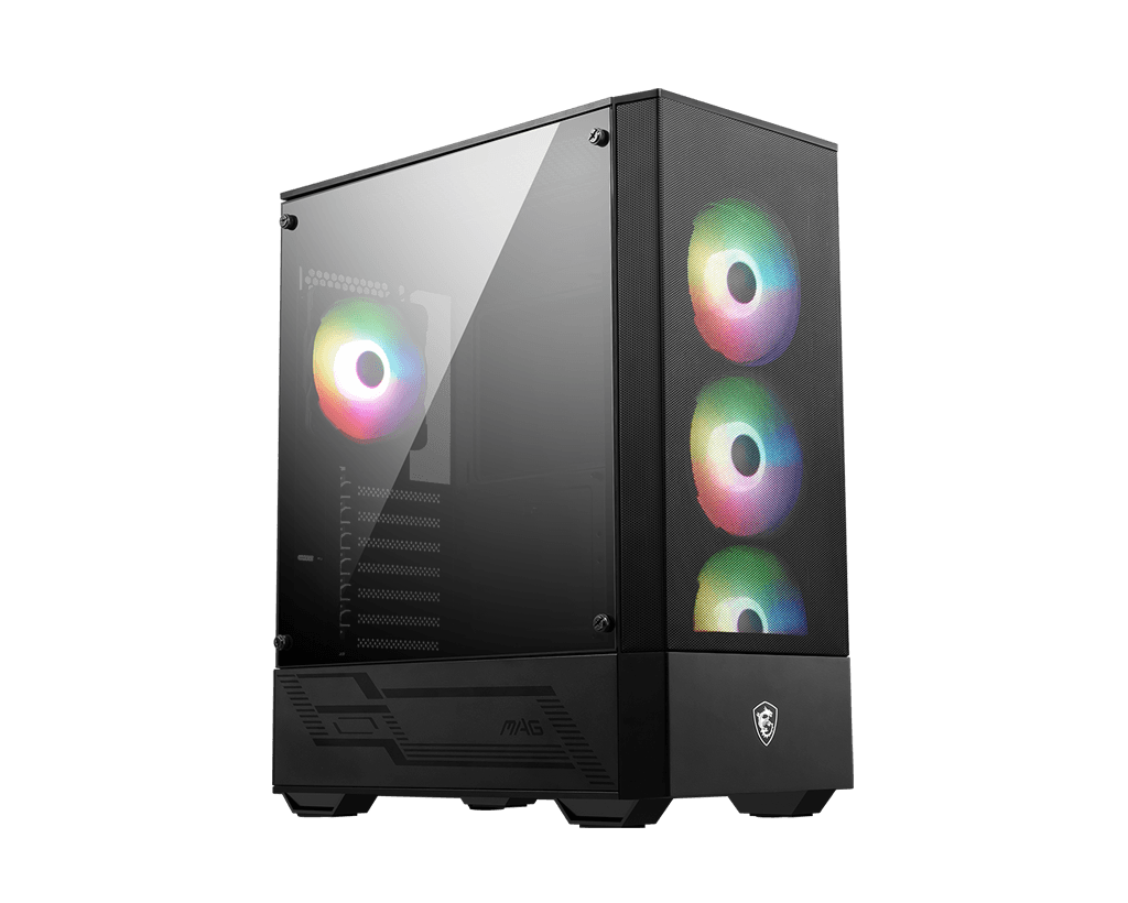 MSI Mag Forge 112R Temperli Cam Siyah RGB Fanlı