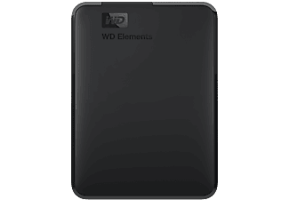 WESTERN DIGITAL Elements Portable - Disque dur (HDD, 1 TB, Noir)