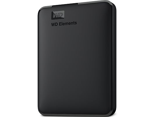WESTERN DIGITAL Elements Portable - Disque dur (HDD, 2 TB, Noir)