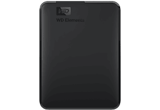 WESTERN DIGITAL Elements Portable - Disco rigido (HDD, 2 TB, Nero)