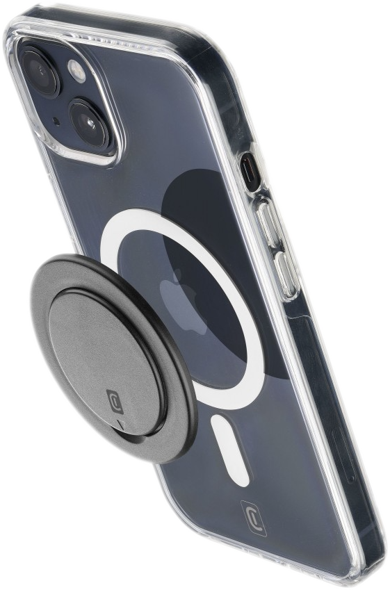 CELLULARLINE Houder Ring Stand MagSafe iPhone Zwart (RINGSTANDMAGK)