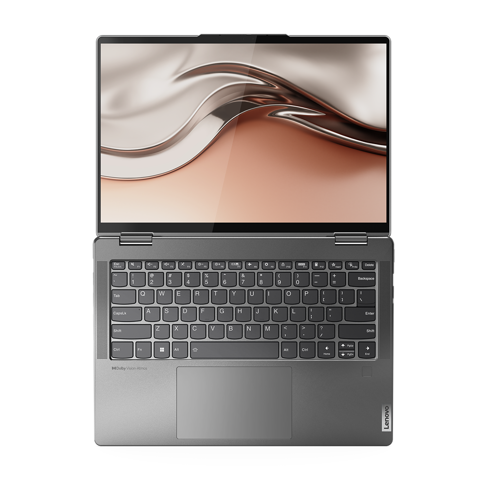 Convertible 2 en 1 - Lenovo Yoga 7 14ARB7, 14" DCI 2.2K, AMD Ryzen™ 5 6600U, 8GB RAM, 512GB SSD, Radeon™ 660M Graphics, Windows 11 Home