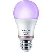 Bombilla inteligente - Philips Smart LED, 8,5 W (Eq. 60 W) A60 E27, Luz Blanca y de Colores, Wi-Fi, Con tecnología SpaceSense