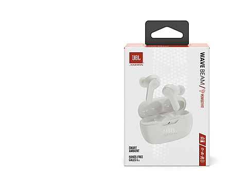 MediaMarkt BEAM Kopfhörer True Kopfhörer JBL | WAVE In-ear Weiß Bluetooth Weiß Wireless,