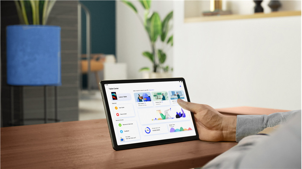 LENOVO Tab M10 Plus (3rd gen) 128GB WiFi Grijs + Folio Case (ZAAJ0366SE)