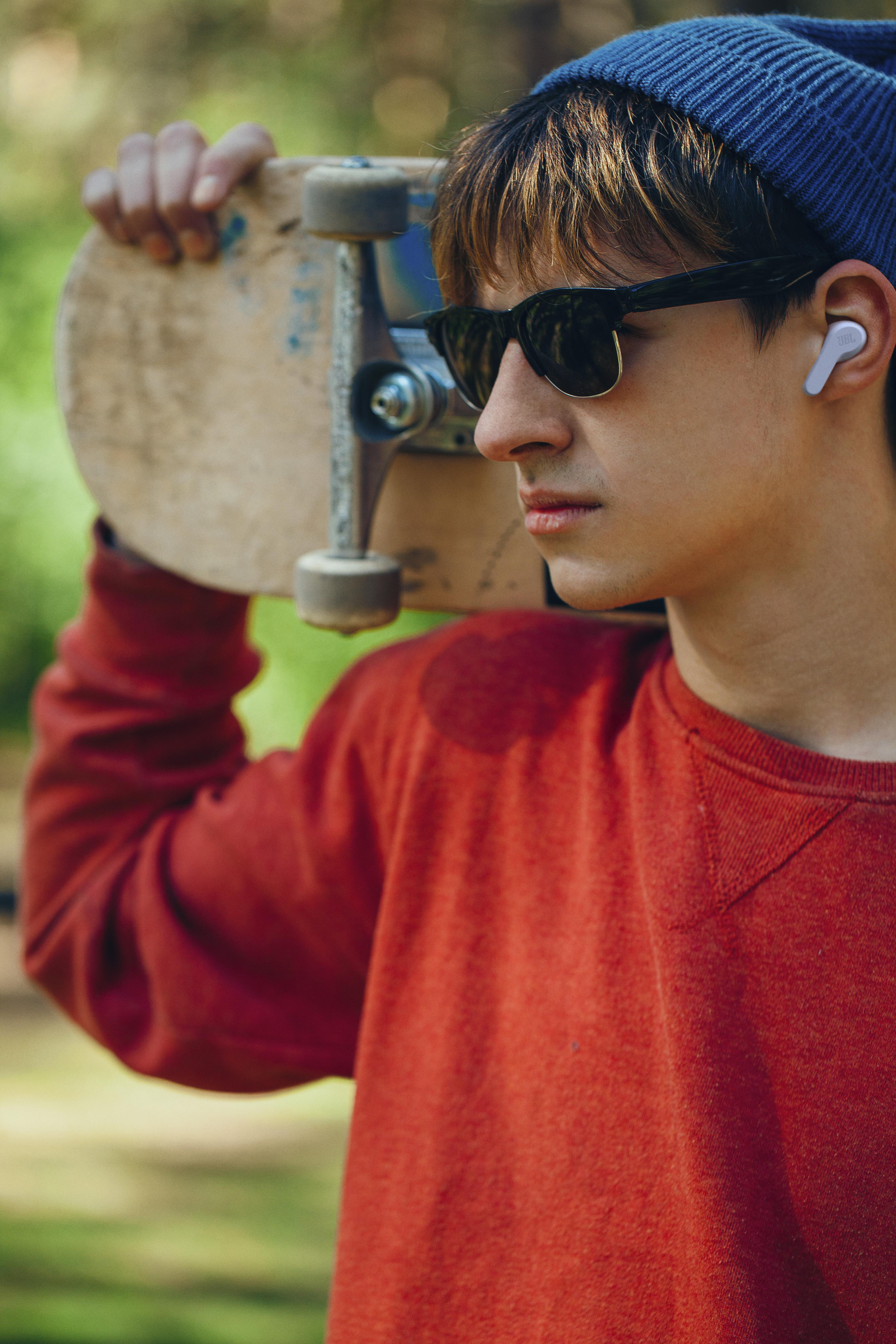 Kopfhörer Blau In-ear Bluetooth WAVE BEAM Wireless, True JBL