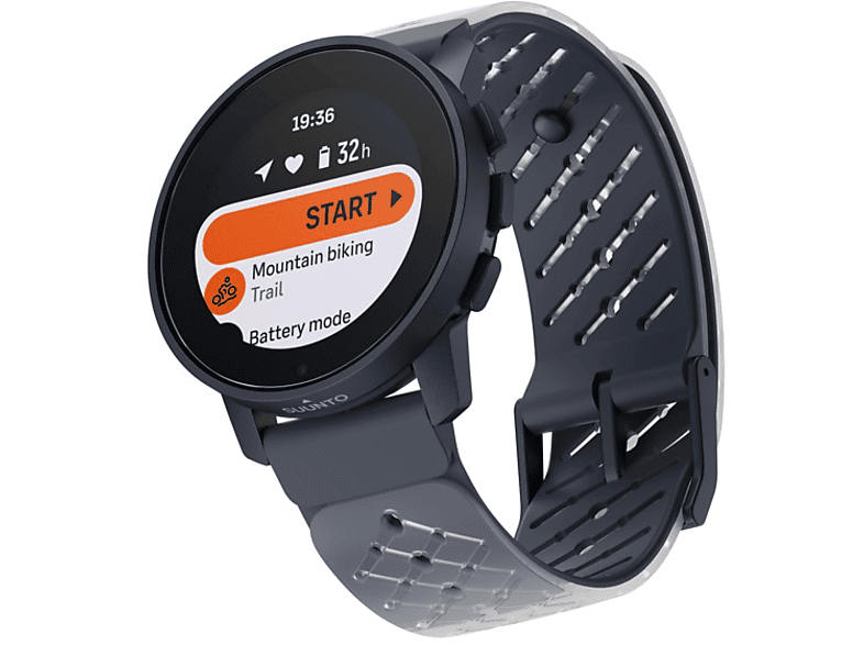 SUUNTO 9 PEAK PRO Smartwatch Bracelet: Textile, Housing: stainless steel, glass fiber reinforced polyamide, Glass material: sapphire crystal, Bezel: steel Silikon, 125-175, Ocean Blue