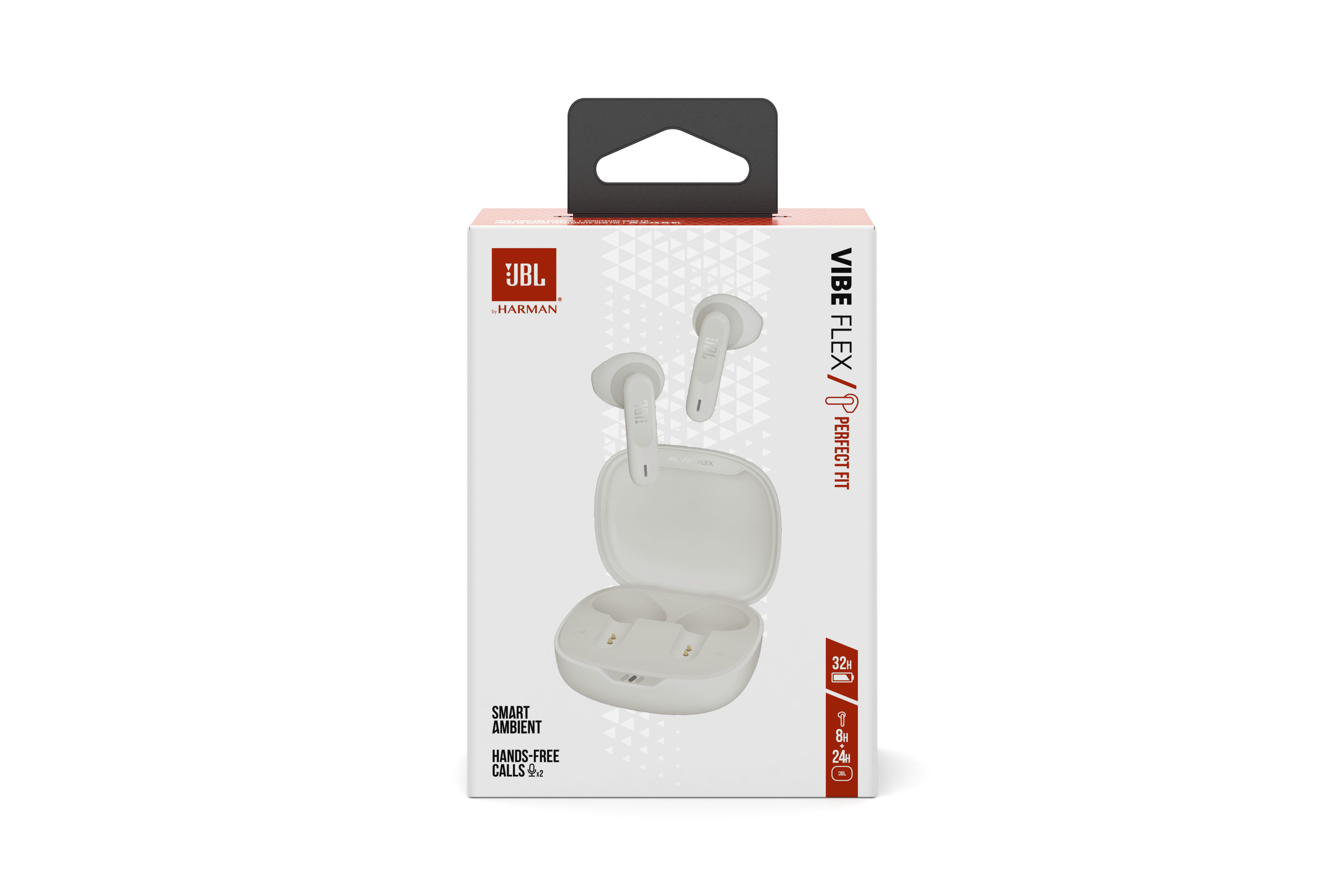 JBL WAVE FLEX True Kopfhörer Wireless, Weiß In-ear Bluetooth