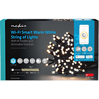 NEDIS SmartLife WLAN LED Lichterkette, 20m, 200 LED's, Warmweiß