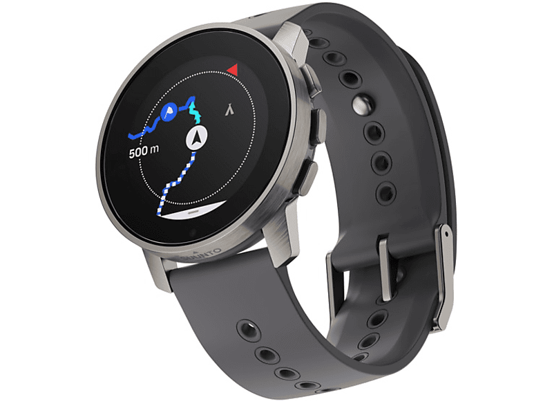 SUUNTO 9 PEAK PRO Smartwatch Bracelet: silicone, Housing: Titanium 5, glass fiber reinforced polyamide, Glass material: sapphire crystal, Bezel: Grade 5 Silikon, 125-175, Slate