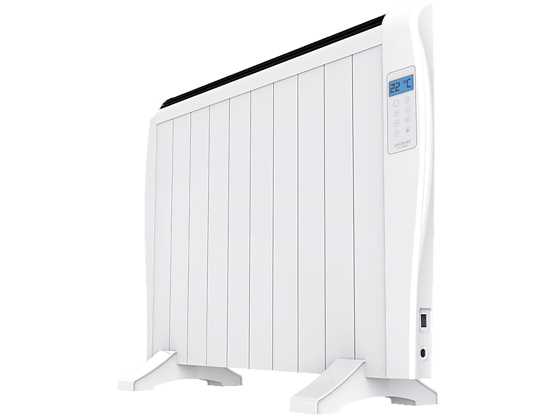 Cecotec Ready Warm 2000 Thermal, 1500 W, Pantalla LCD, Mando, Blanco