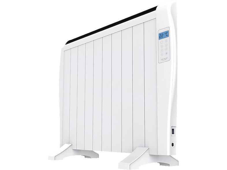 Cecotec Radiador Eléctrico Bajo Consumo Ready Warm 2000 Thermal. 10  Elementos, 1500W, De pared o pie, 3 Modos, Temporizador, Mando, Pantalla  LED, Blanco : .es: Hogar y cocina