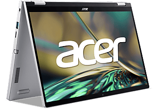 Convertible 2 en 1 - Acer SP314-55N, 14" Full HD, Intel® Core™ i5-1235U, 8GB RAM, 512GB SSD, UMA, Windows 11 Home, Silver