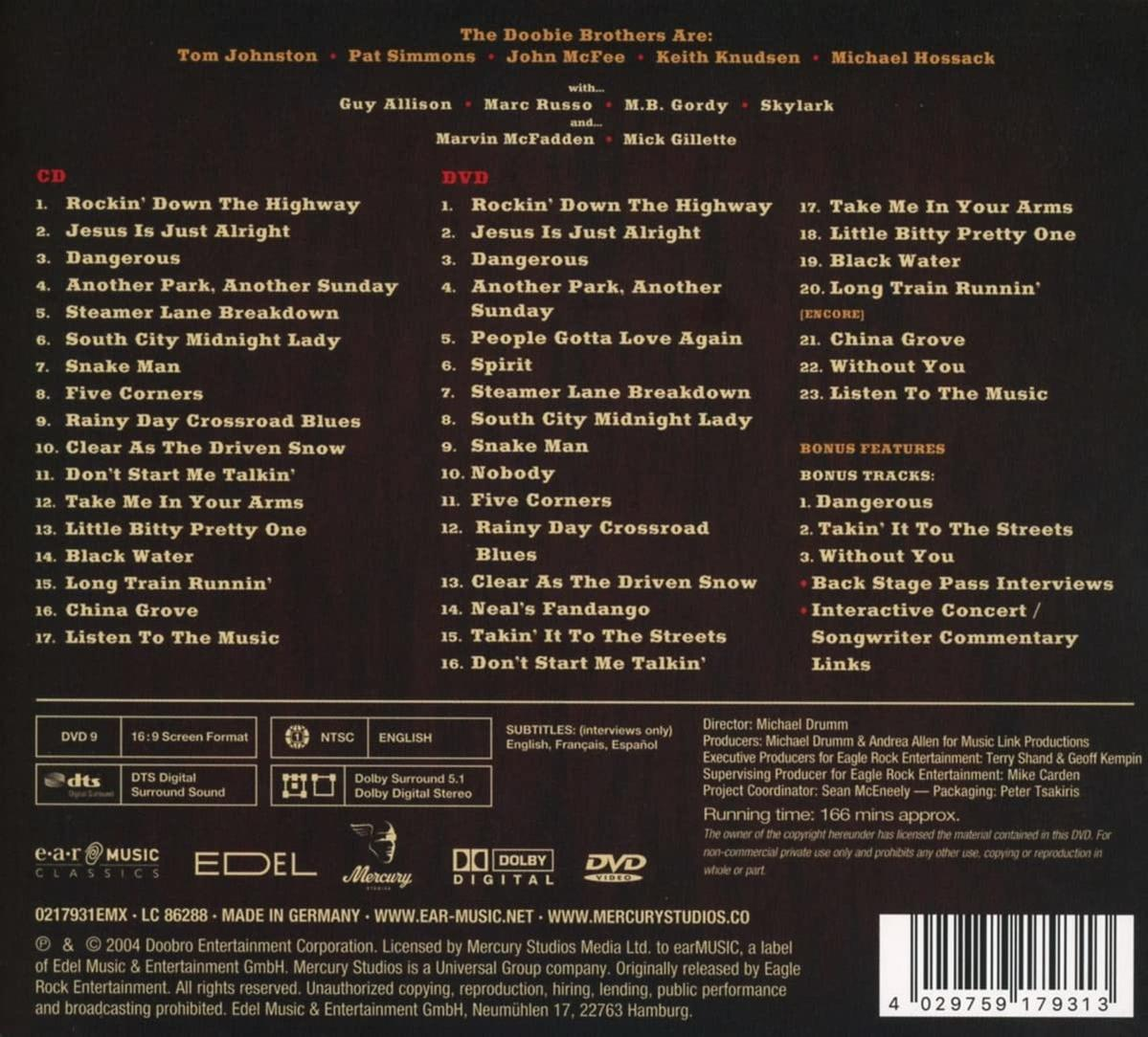 The Doobie Brothers - Live At Wolf Trap (CD+DVD Digipak)  - (CD + DVD Audio)