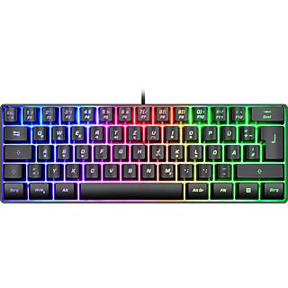 ISY IGK 3500 Gaming Tastatur, USB-A, Tenkeyless, QWERTZ, RGB, Schwarz
