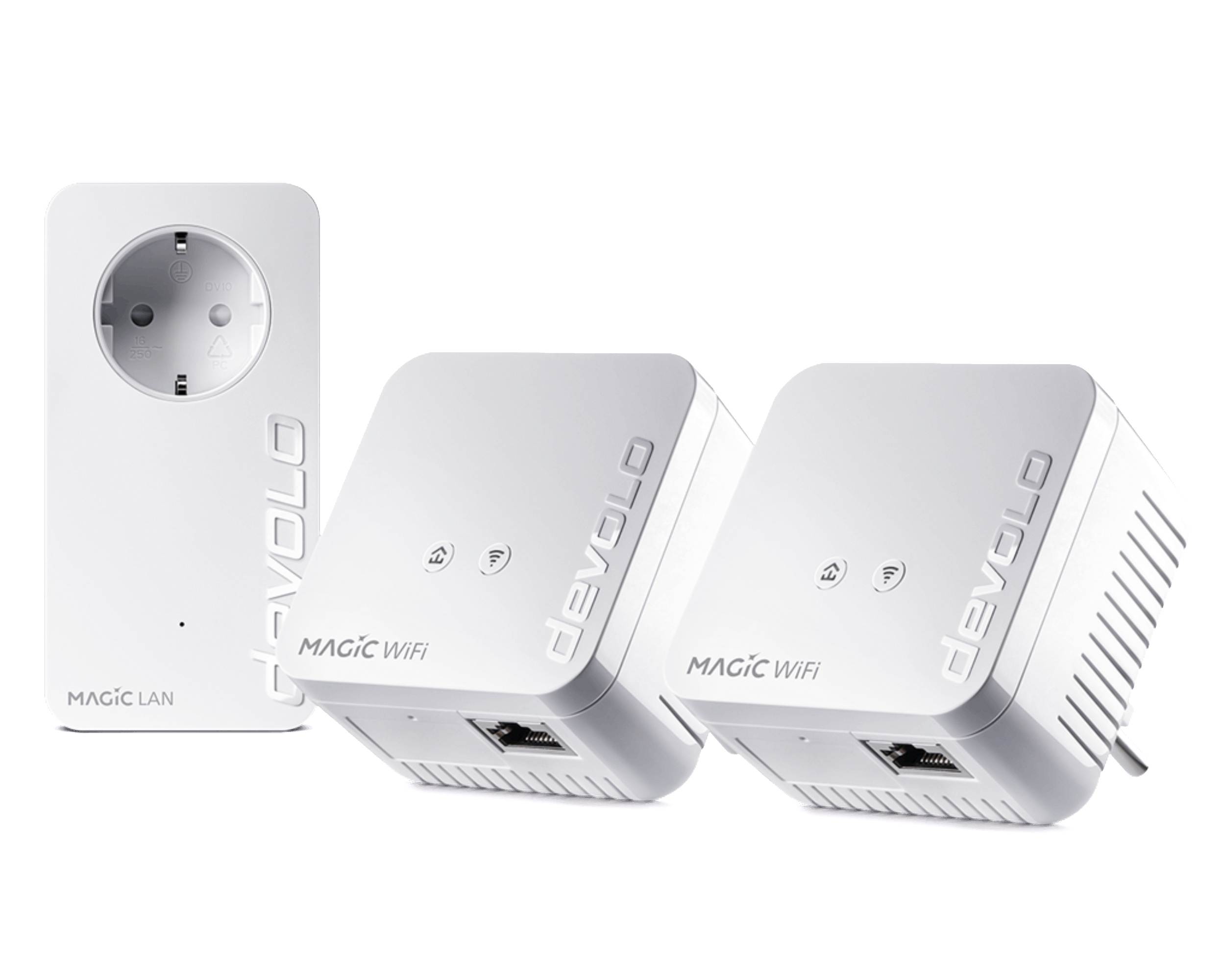 DEVOLO 8570 mini Powerline Adapter Kabelgebunden Mbit/s und 1200 Multiroom 1 Kit Kabellos WiFi Magic