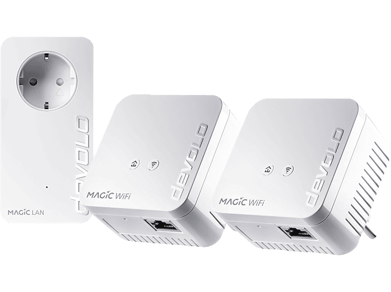 DEVOLO 8570 Adapter 1200 Multiroom WiFi Kit Kabelgebunden Magic und Powerline Mbit/s 1 mini Kabellos