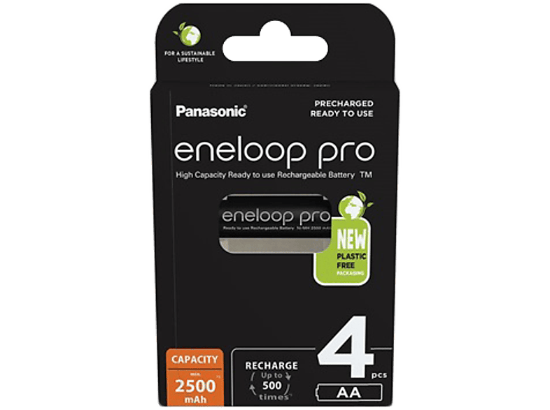 PANASONIC eneloop 4db 2500mAh AA/ceruza akkumulátor (BK3HCDE-4BE-N)