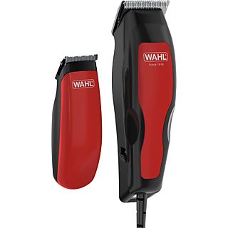 WAHL Home Pro 100 Combo - Haarschneider mit Mini-Trimmer (Schwarz/Rot)