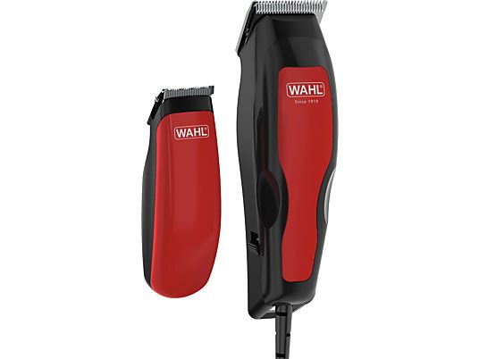 WAHL Home Pro 100 Combo - Haarschneider mit Mini-Trimmer (Schwarz/Rot)
