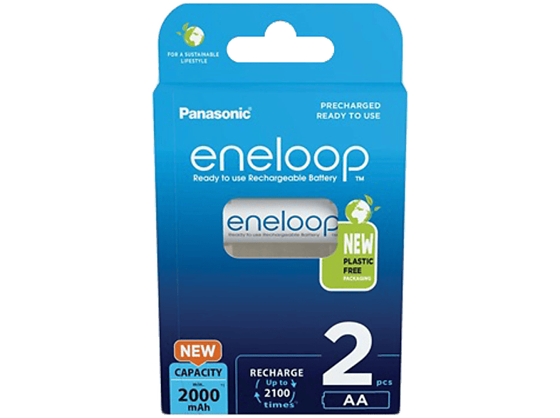 PANASONIC eneloop 2db 2000mAh Ni-MH AA/ceruza akkumulátor (BK3MCDE-2BE)