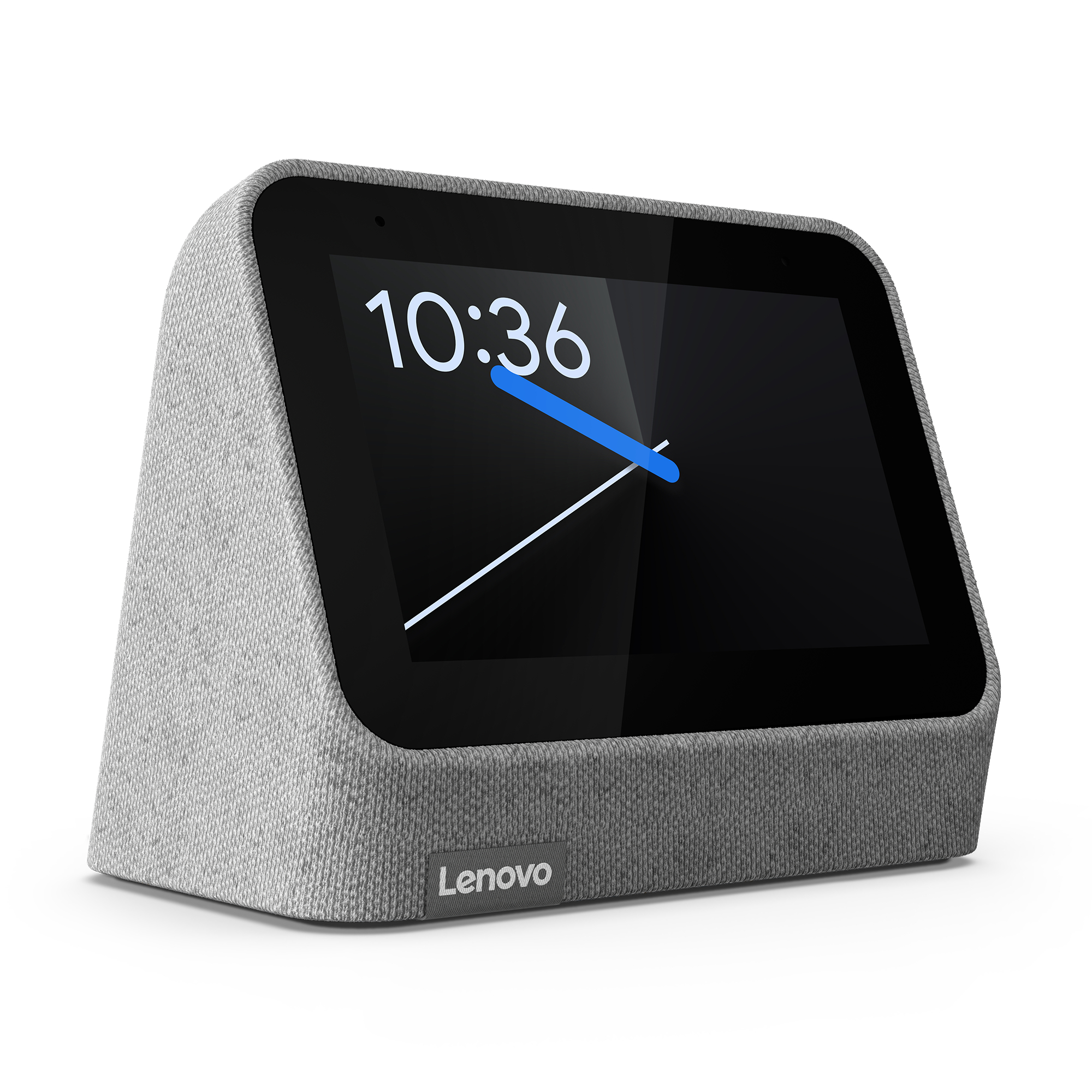 LENOVO ZA970024SE Smart Clock 2 Smart Speaker, Heather Grey