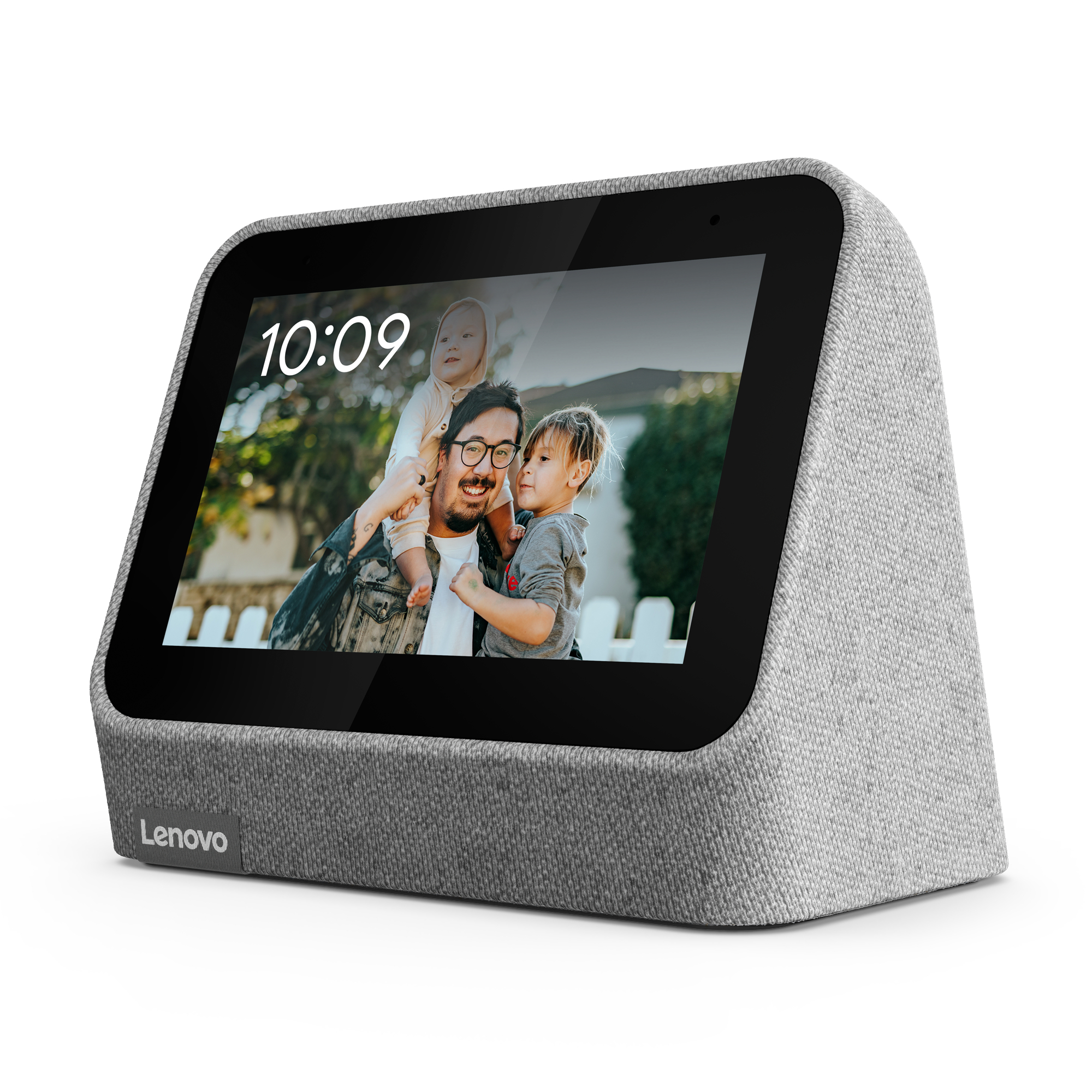 LENOVO ZA970024SE Smart Clock 2 Smart Speaker, Heather Grey