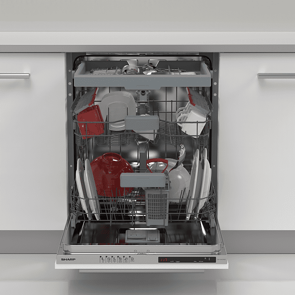 SHARP Lave-vaisselle encastrable E (QWNI1EI45EXEU)