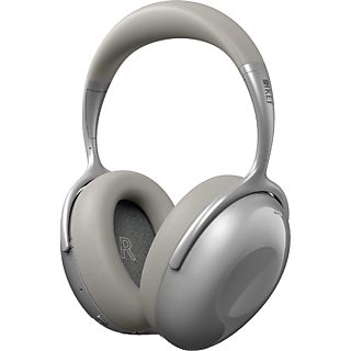 Auriculares inalámbricos - KEF Mu7, Bluetooth 5.1, Hasta 40hs de autonomía, Cancelación activa de ruido, Silver Grey