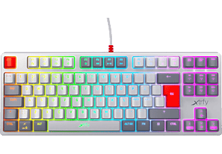 XTRFY K4 RGB TKL Retro Edition - Gaming Tastatur, Kabelgebunden, Tenkeyless (TKL), Mechanisch, Retro Edition