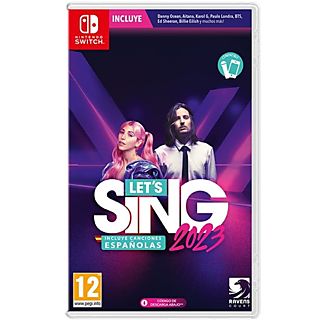 Nintendo Switch Let's Sing 2023 (Incluye canciones españolas)