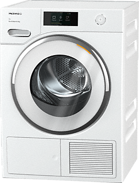 Secadora - Miele TWR780WP Eco&Steam, Bomba de calor, Independiente, 9 kg, Blanco