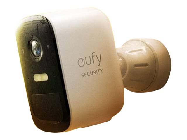 EUFY Überwachungskamera eufyCam 2C, 1080p HD, IP67 Wetterfest, Nachtsicht, Weiß/Schwarz  Überwachungskamera (Anzahl Kameras: 2, für Innen + Außen, Nachtsichtfunktion, Akkubetrieb, Weiß/Schwarz)