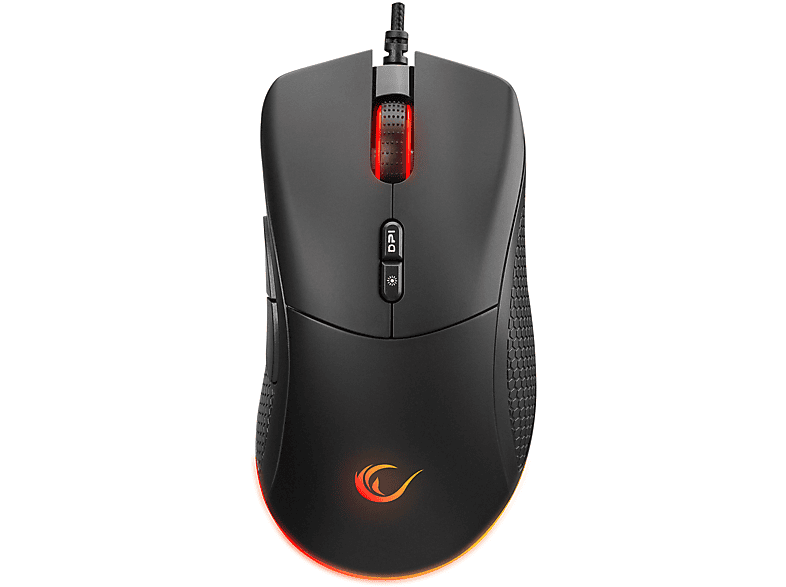 RAMPAGE SMX-R53 Snapper USB 7200 dpi RGB Aydınlatmalı Oyuncu Mouse Siyah_1