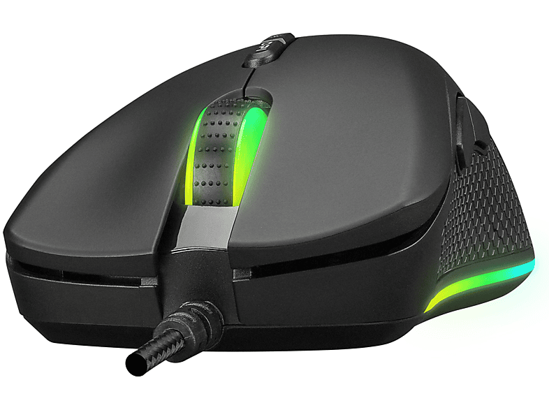 RAMPAGE SMX-R53 Snapper USB 7200 dpi RGB Aydınlatmalı Oyuncu Mouse Siyah_2