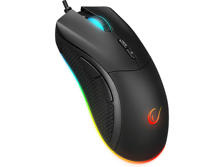 RAMPAGE SMX-R53 Snapper USB 7200 dpi RGB Aydınlatmalı Oyuncu Mouse Siyah