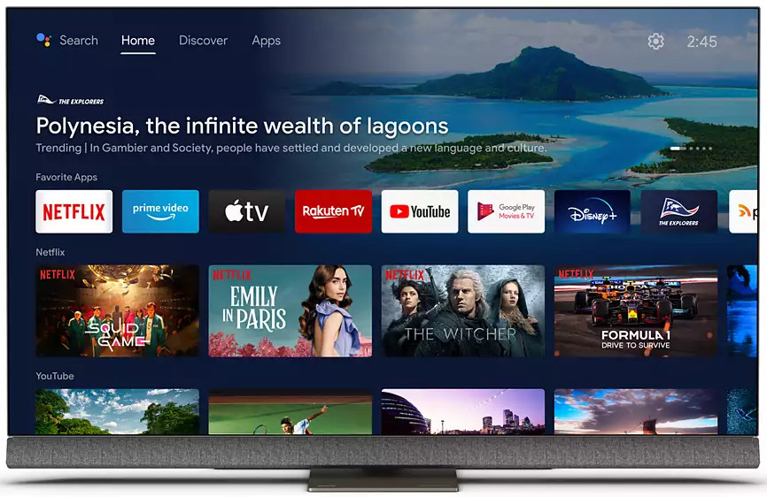 PHILIPS 55OLED907/12 55" OLED Smart 4K - OLED 4K - TV OLED - 55 pouces