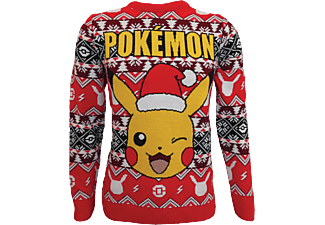 DIFUZED Nintendo: Pokémon Pikachu - Christmas - Weihnachtspullover (Mehrfarbig)