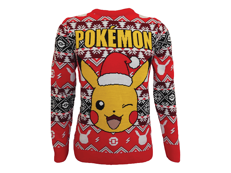 Pokémon Kersttrui -L- Pikachu Multicolours