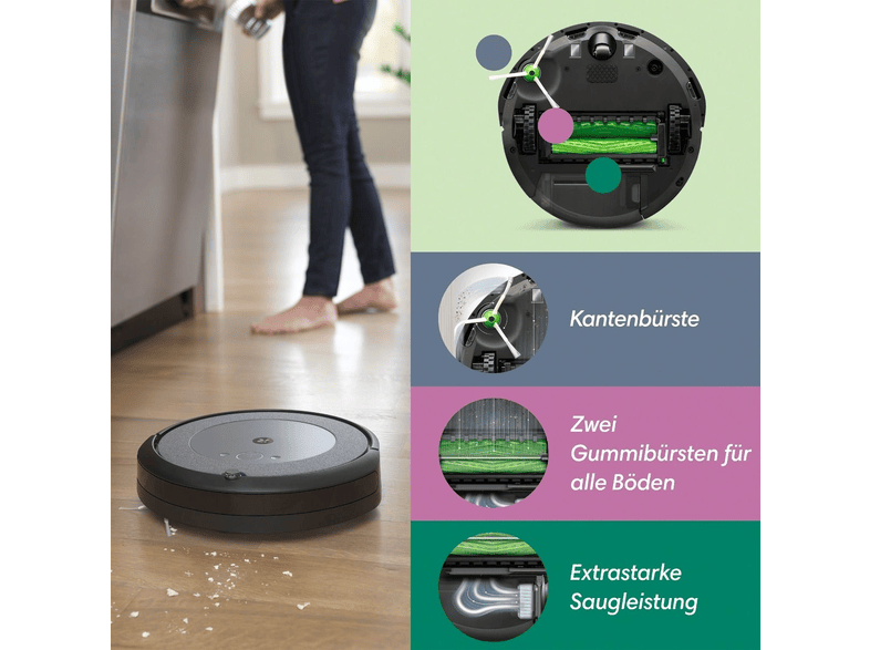 IROBOT Aspirateur robot Roomba i5 (I515840) – MediaMarkt Luxembourg