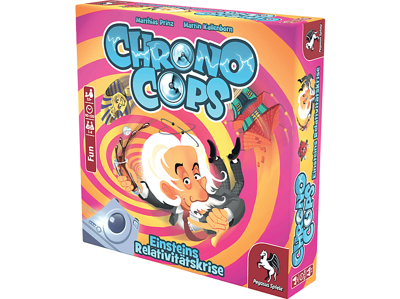 Thumbnail - PEGASUS SPIELE ChronoCops – Einsteins Relativitätskrise Kartenspiel Mehrfarbig
