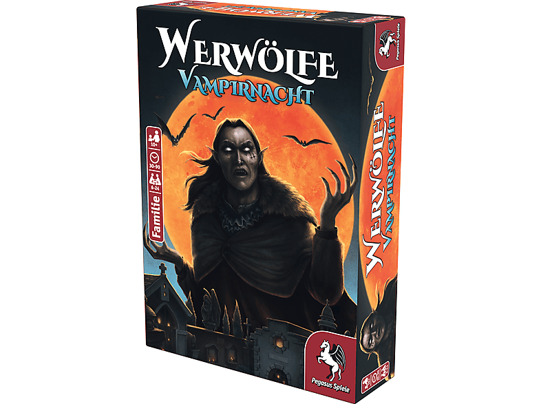 PEGASUS SPIELE Werwölfe - Vampirnacht Kartenspiel Mehrfarbig
