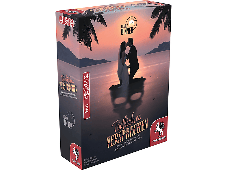 PEGASUS SPIELE Deadly Dinner – Tödliches Versprechen Familienspiel Mehrfarbig
