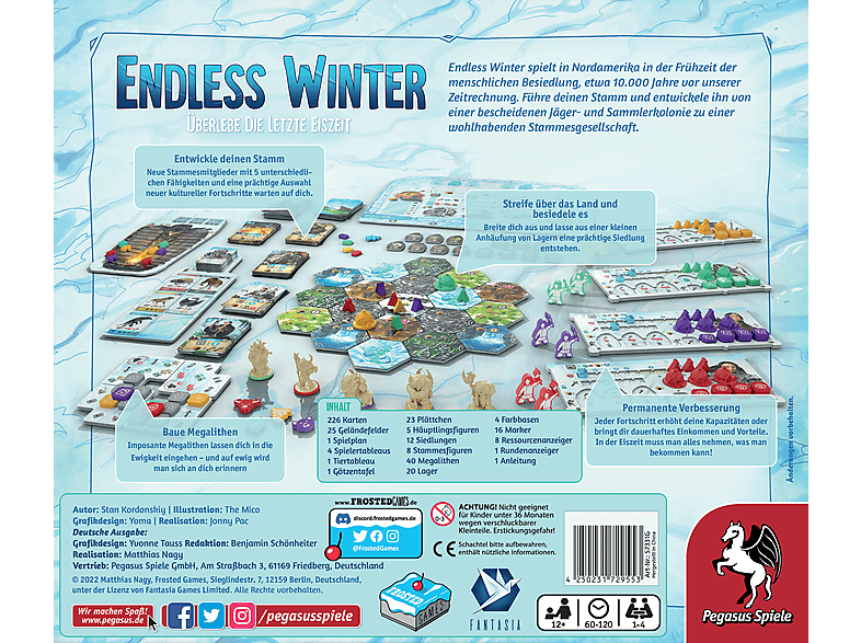 Thumbnail - PEGASUS SPIELE Endless Winter Brettspiel Mehrfarbig